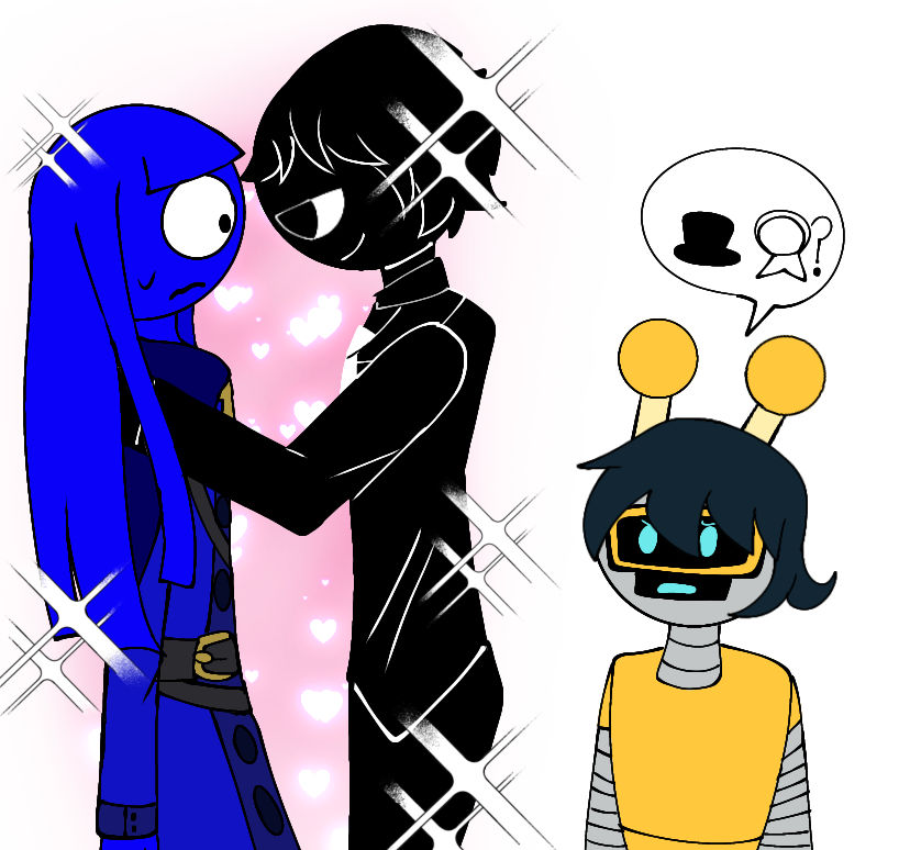Jevin x black(also fun bot look up here) by TOMOZHU on DeviantArt