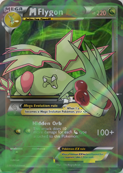 Mega Flygon EX Custom Card by bored-unicorn on DeviantArt
