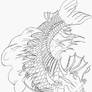 Koi Dragon Coloring Page