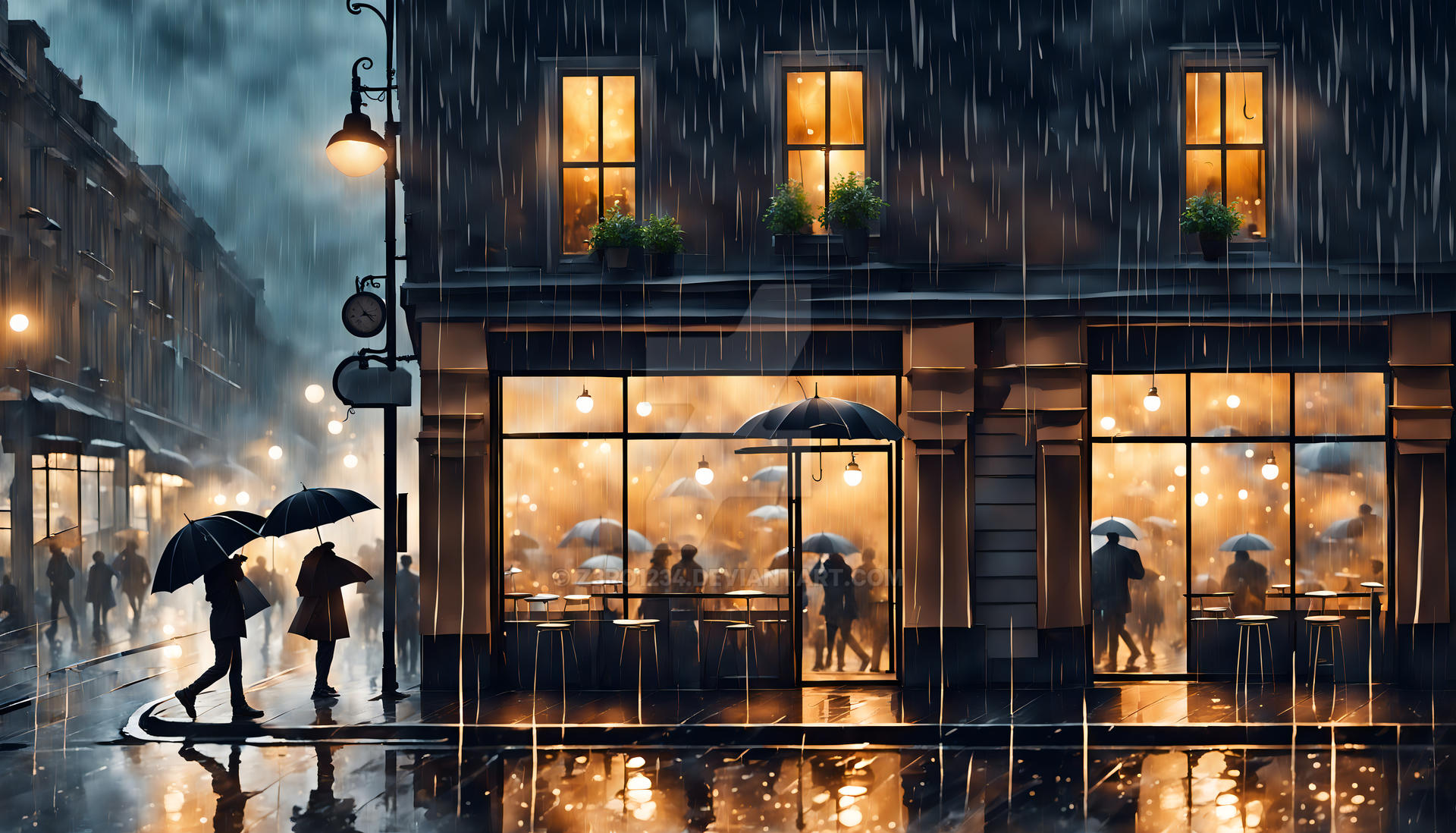 Comfy Raining Backround Cozy Rain Wallpaper by Z3RO1234 on DeviantArt