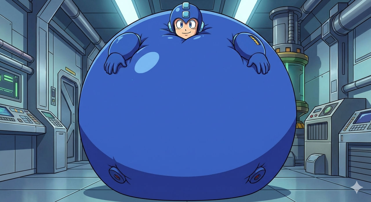 Sam Beecles Inflation AI Generated Mega Man Suit Inflation Picture. (1) by SuperSamuel0208 on ...