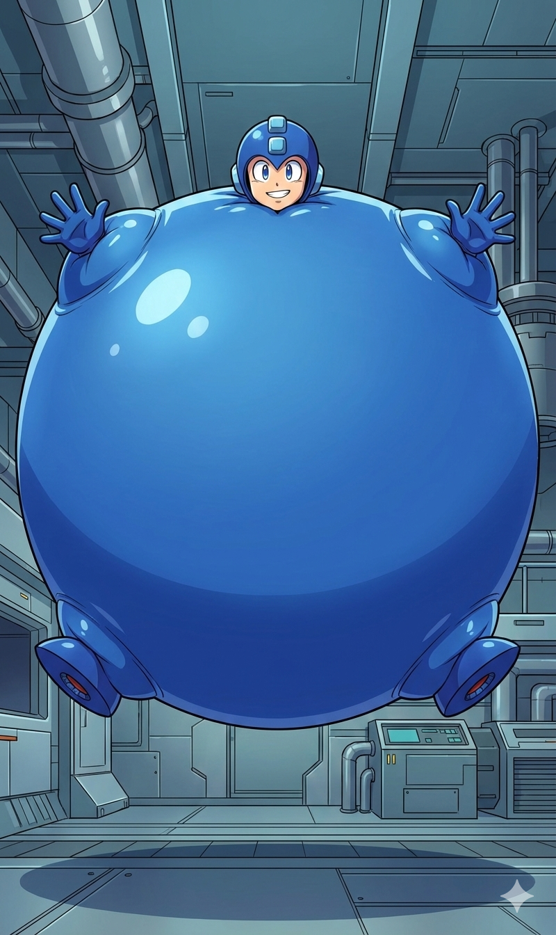 Megamind Inflation AI Generated Mega Man Suit Inflation Picture. (2) by SuperSamuel0208 on ...