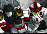 collab -Starscream and Jetfire by Starshot-seeker