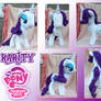 MLP:FIM - Rarity plush commision