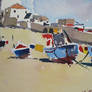 Boat's St Ives harbour