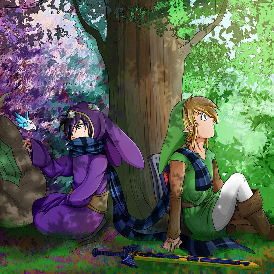 Link And Ravio Rabbit Ravio with Link - Link Between Worlds by Alamino on DeviantArt