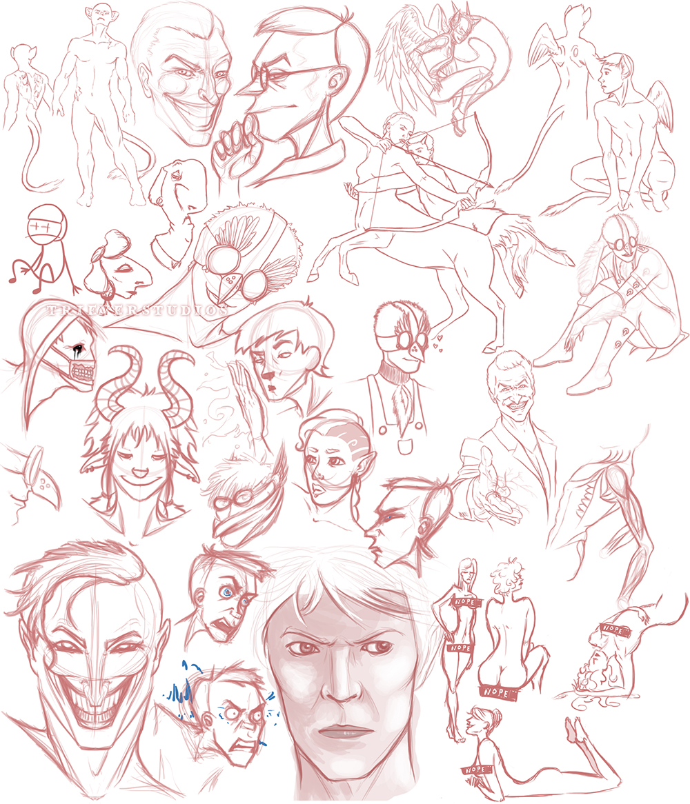 Big Sketchdump (Portraits)