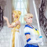 Eternal Sailor Uranus and Princess Serenity