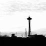 Space Needle in Grunge City