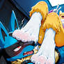 Lucario vs Renamon - Renamon win pack 4