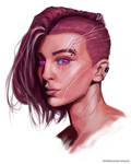 Cyberpunk style Portrait