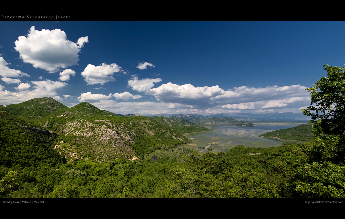 Panorama Skadarskog jezera