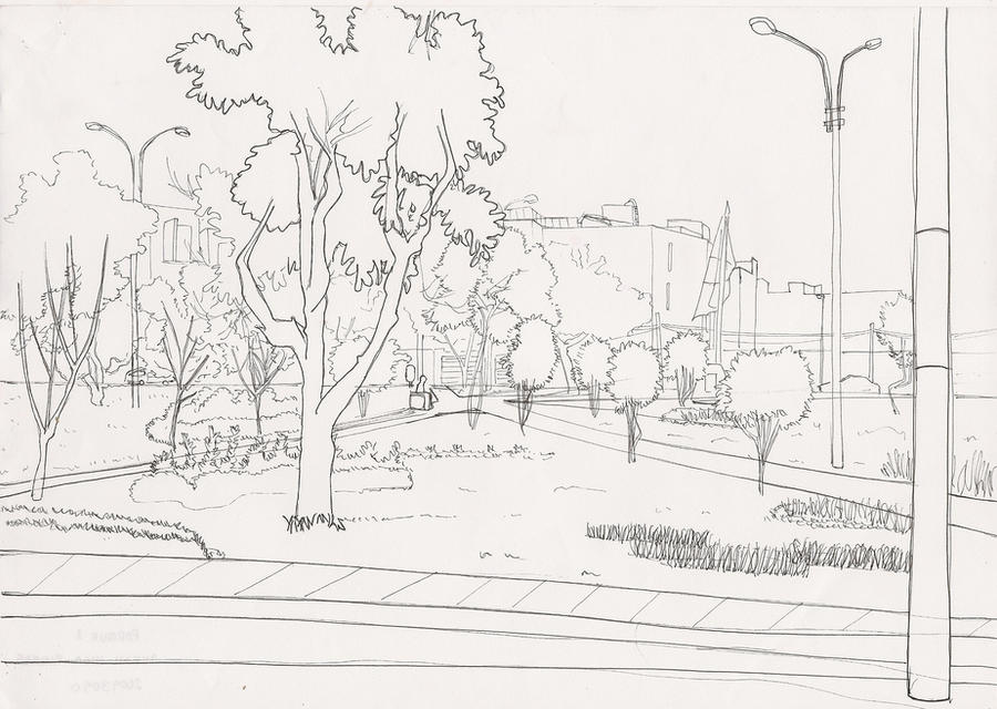 Park sketch 1 by akemilla08 on DeviantArt
