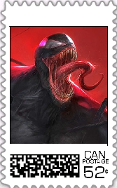 Venom Postage Stamp