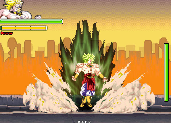 Broly Rage Fight Broly in Dragon Ball Fierce Fighting. by WOLFBLADE111 on DeviantArt