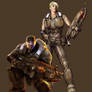 Marcus Fenix and Anya Stroud