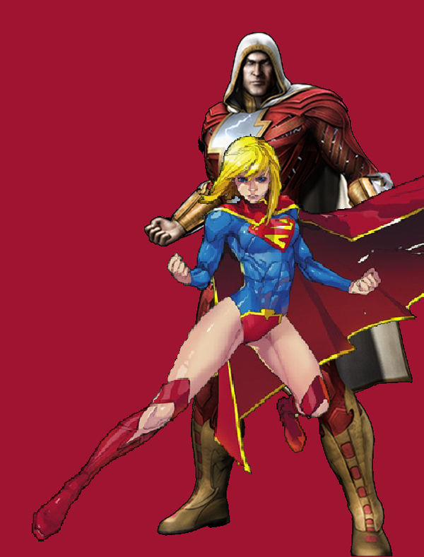 Wonder Woman and Captain Marvel Shazam
