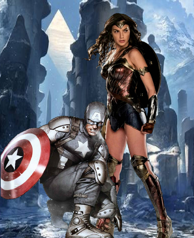 Captain America And Wonder Woman By Wolfblade111 On Deviantart