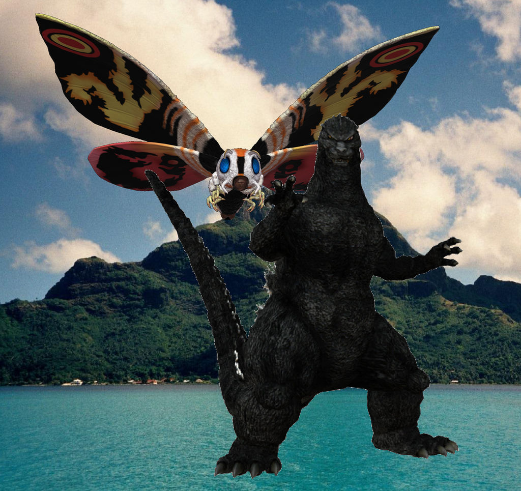 GodzillaXMothra by WOLFBLADE111 on DeviantArt