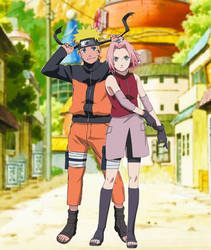 Naruto and Sakura