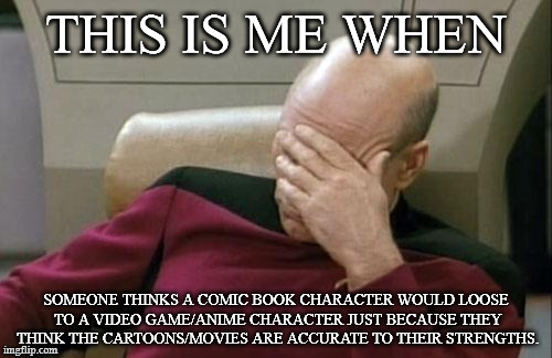 Comic Character vs Game/Anime Character Rant. by WOLFBLADE111 on DeviantArt