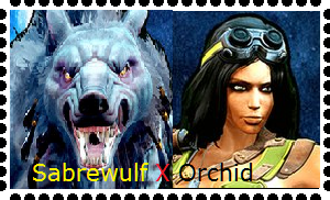 Sabrewulf X Orchid Stamp