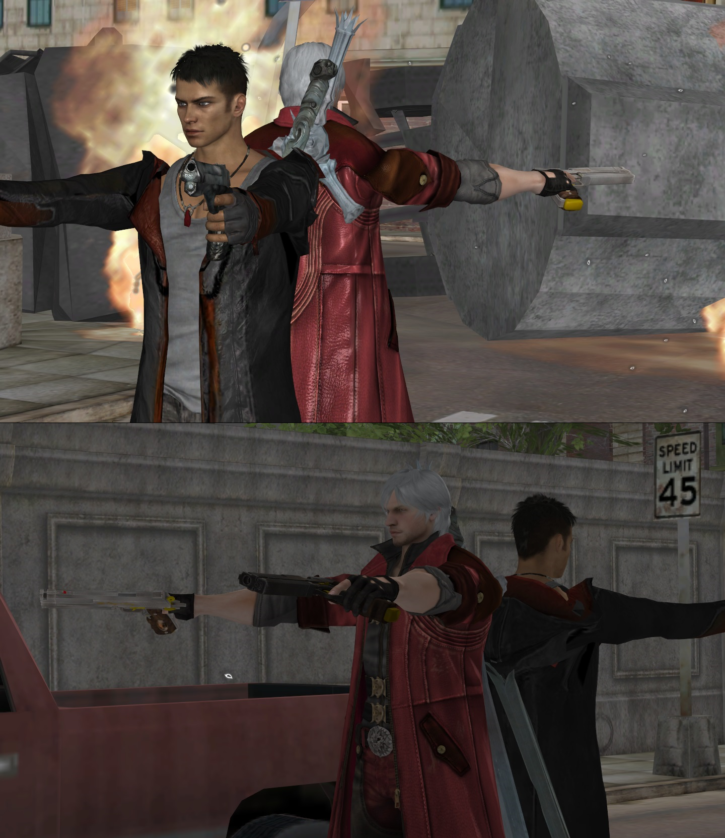 Dante Sparda and Dante Redgrave