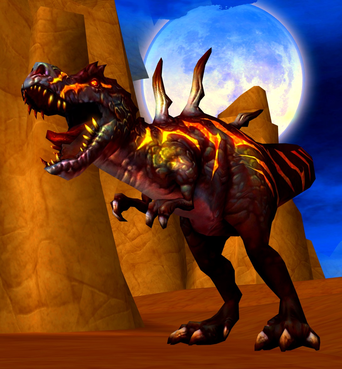 The Devilsaur Rules The Valley. by WOLFBLADE111 on DeviantArt