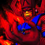 The God of War Stands Before Galactus