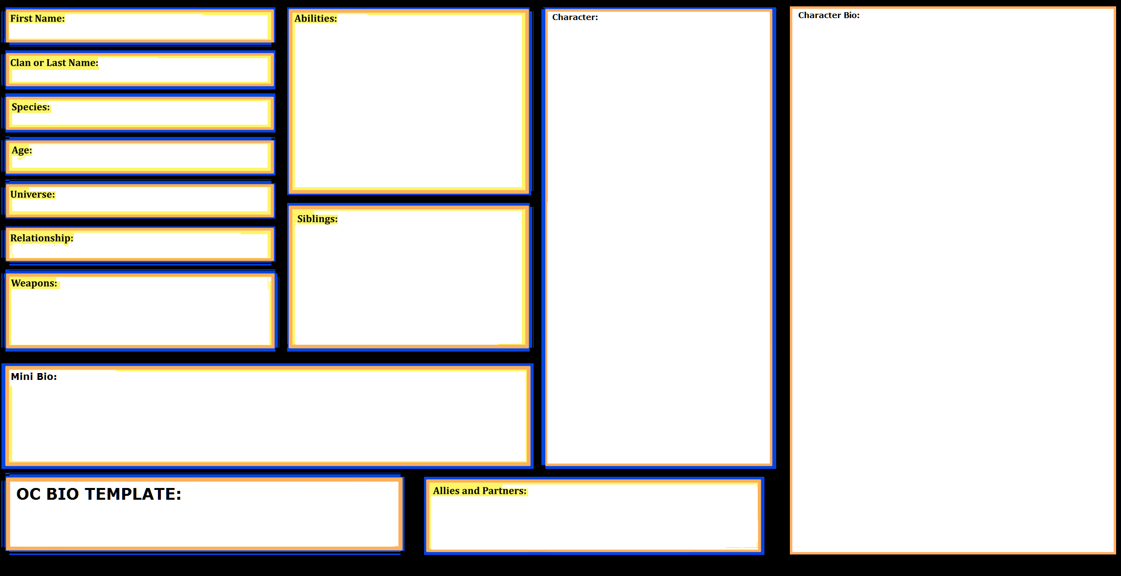 oc-bio-sheet-template