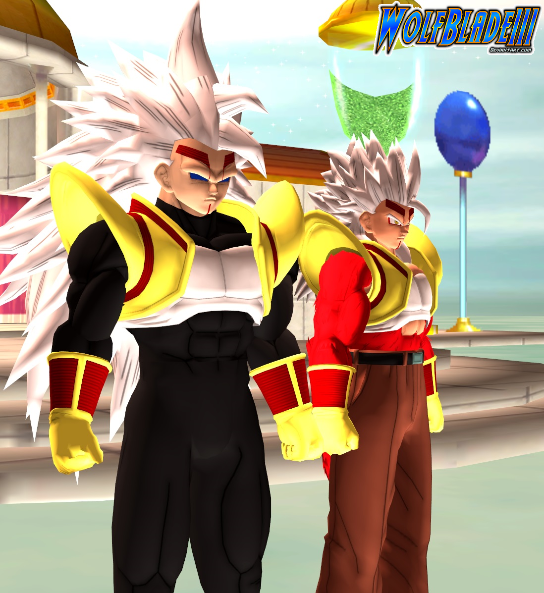 Super Saiyan 4 Goku and Vegeta. by WOLFBLADE111 on DeviantArt