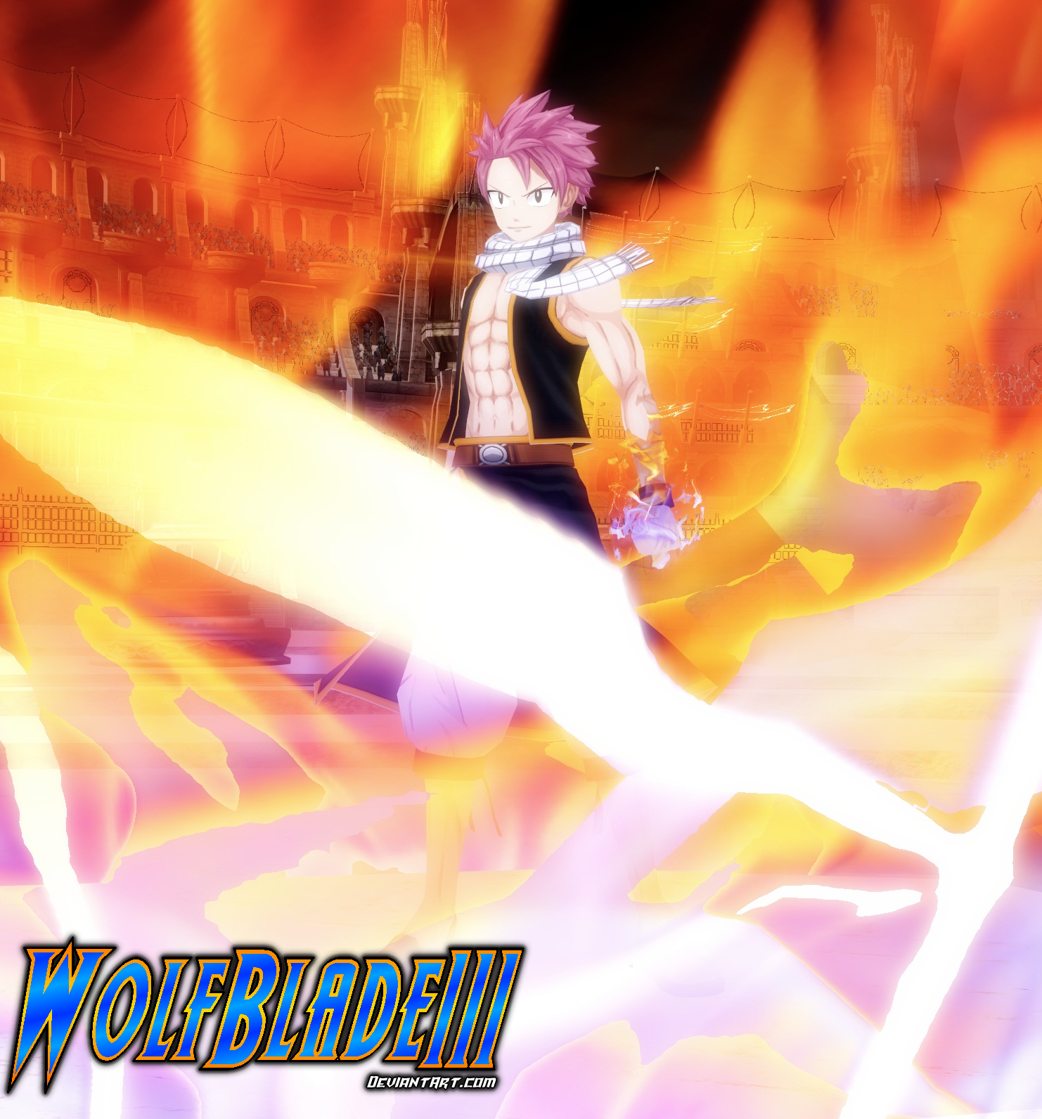 Natsu Dragneel gif by CatCamellia on DeviantArt