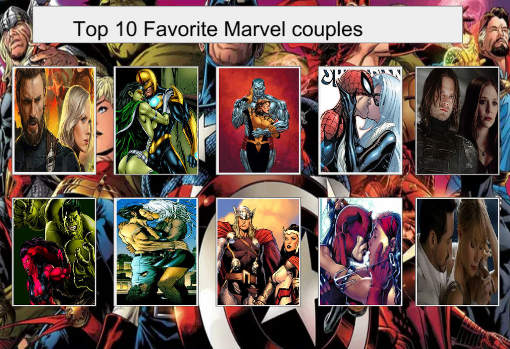 My Top 10 Marvel Couples by WOLFBLADE111 on DeviantArt