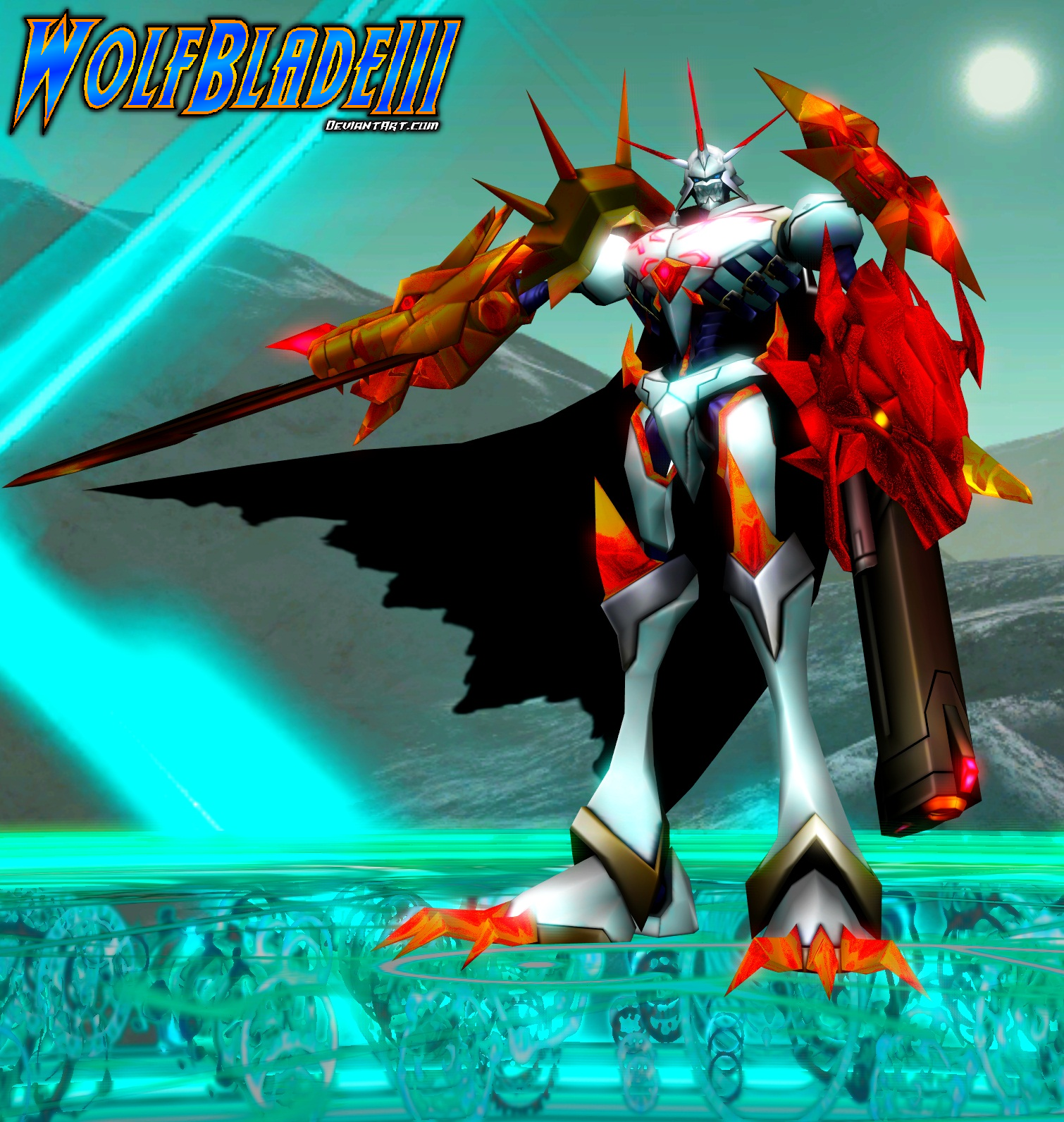 Model DL: Omegamon X by WOLFBLADE111 on DeviantArt