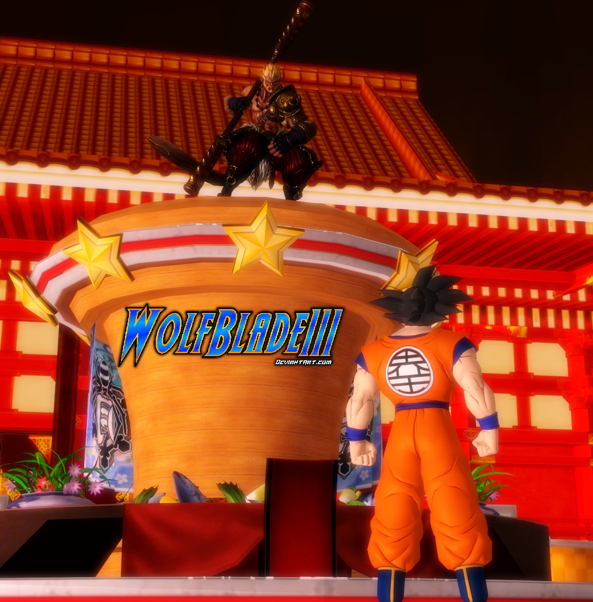 Sun Wukong Meets Son Goku By Wolfblade111 On Deviantart Sun Wukong Meets Son Goku By Wolfblade111 On Deviantart