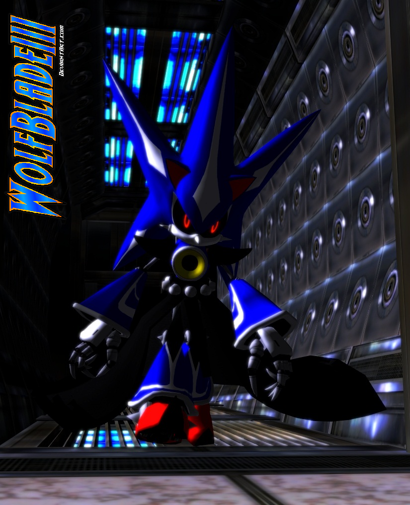 Metal Sonic Neo - By @dirtyfox911911 on Itaku