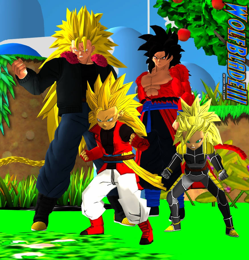 Super Saiyan 4 Goku and Vegeta. by WOLFBLADE111 on DeviantArt