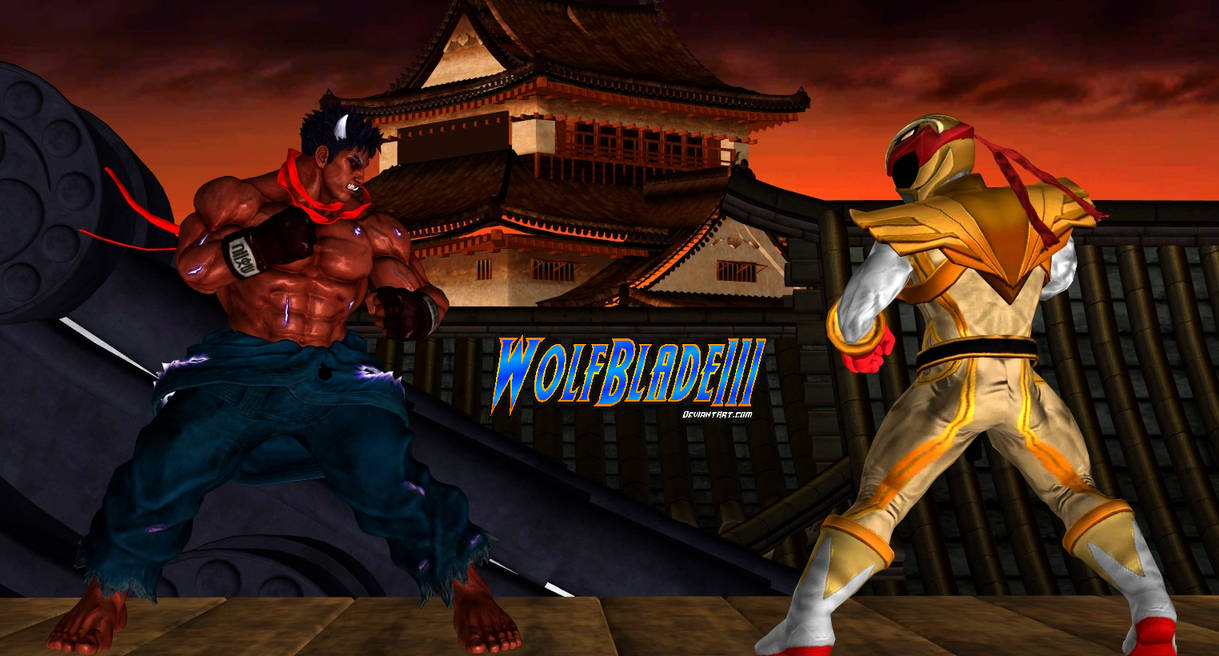 Kage vs Ryu Ranger by WOLFBLADE111 on DeviantArt
