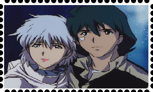 Stamp: Shiro and Aina