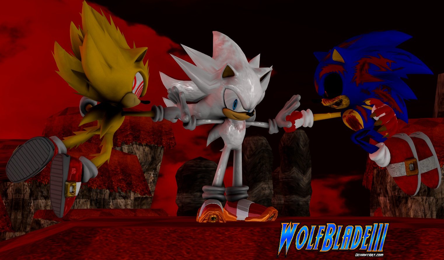 Super Sonic vs Hyper Sonic by leifii on DeviantArt. : r