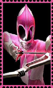 Stamp: Pink Ranger by WOLFBLADE111 on DeviantArt