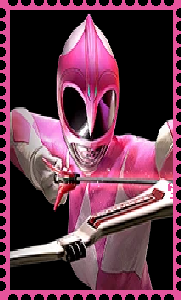 Stamp: Pink Ranger by WOLFBLADE111 on DeviantArt