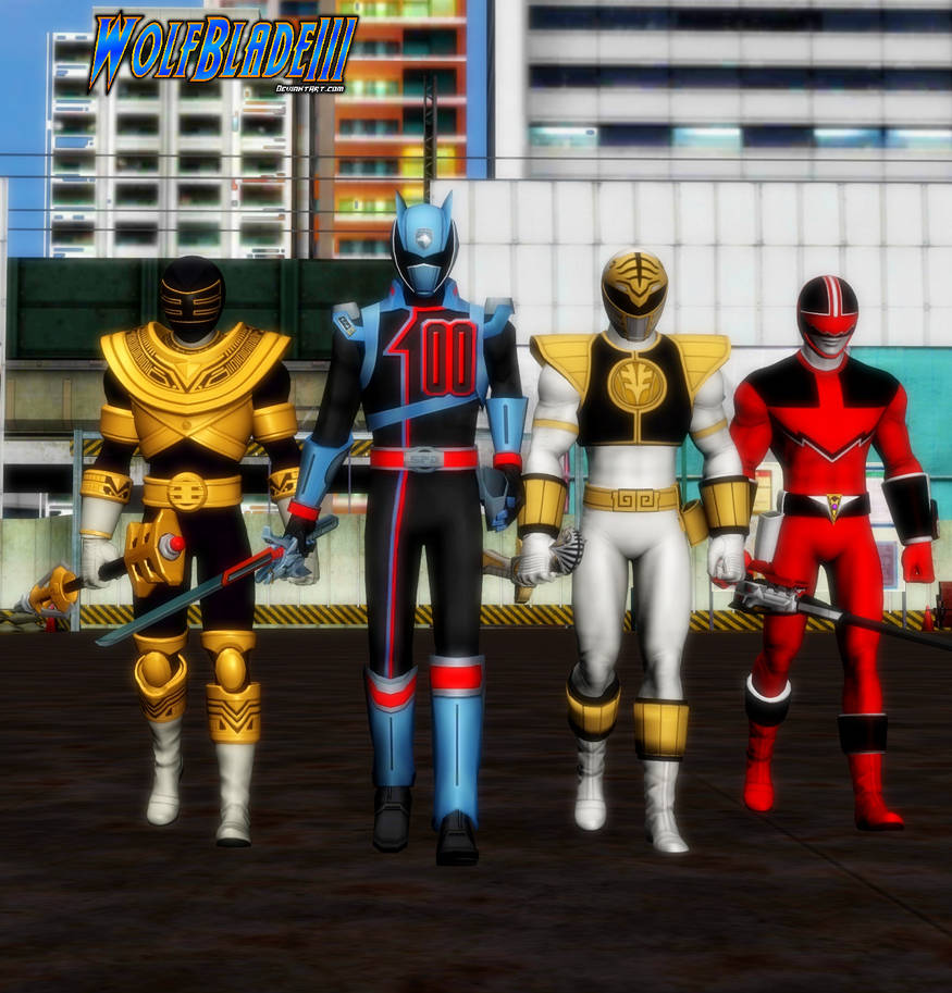 6th Rangers by WOLFBLADE111 on DeviantArt