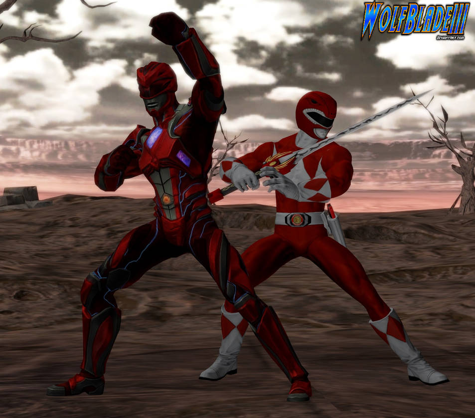 Go Go Red Rangers by WOLFBLADE111 on DeviantArt