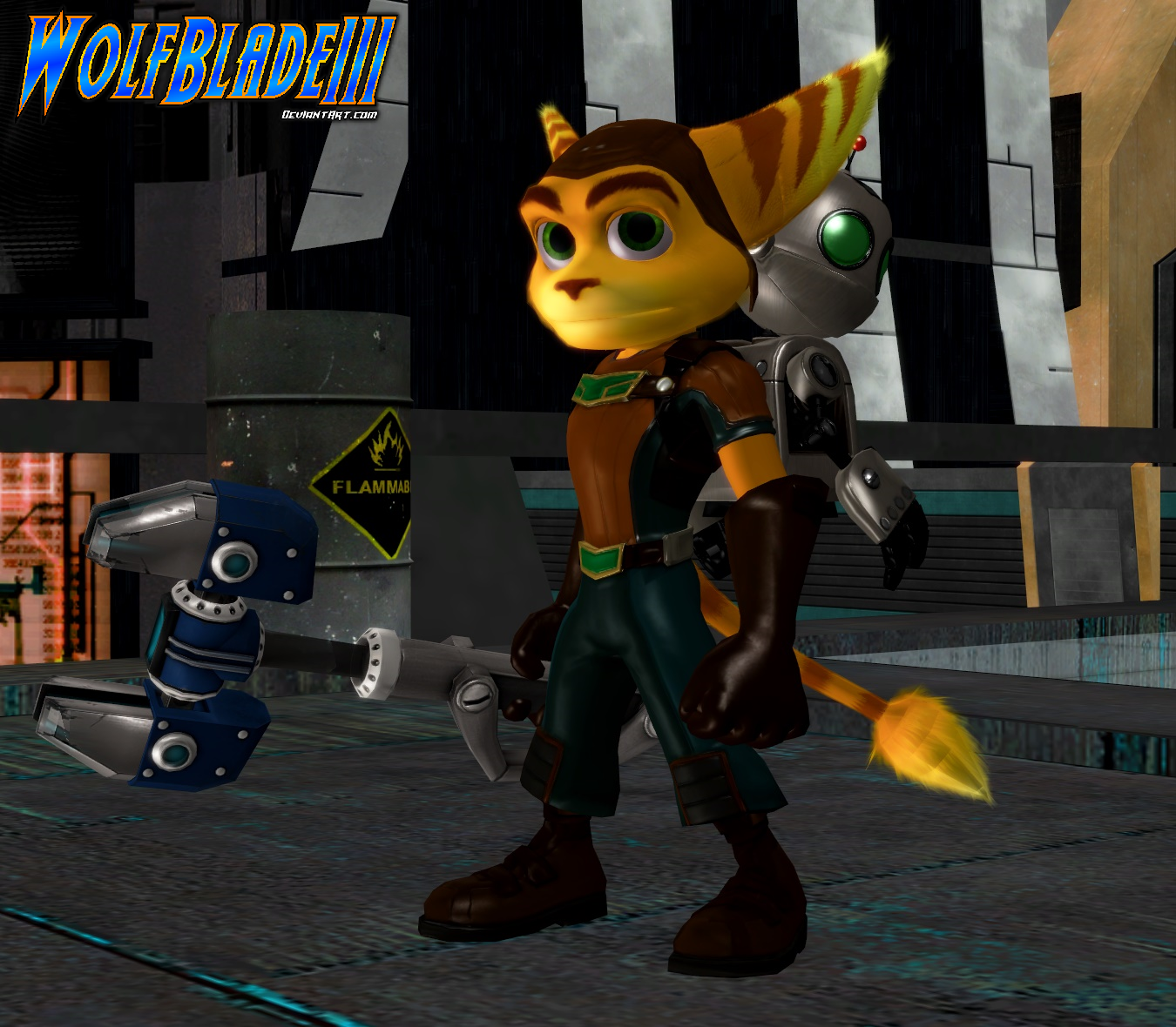 Ratchet and Clank PS2 Alt. Skin by FuntimeShadowFreddy on DeviantArt