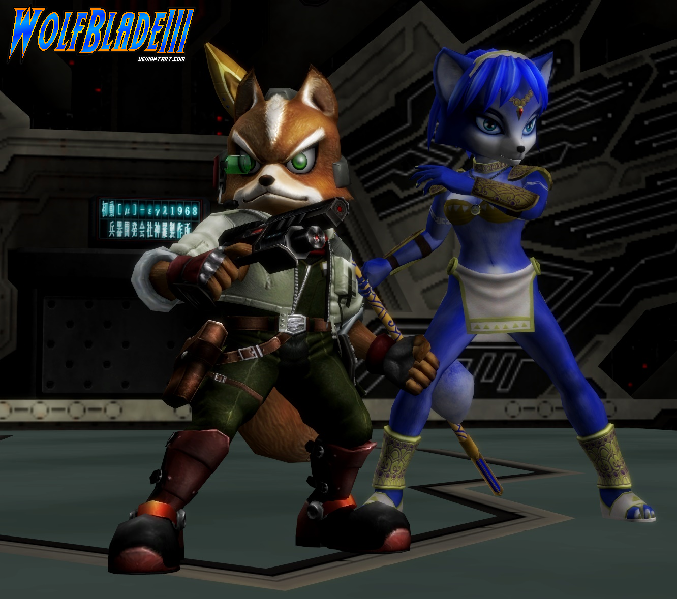 Krystal Star Fox 64 Style by TrainerDX on DeviantArt