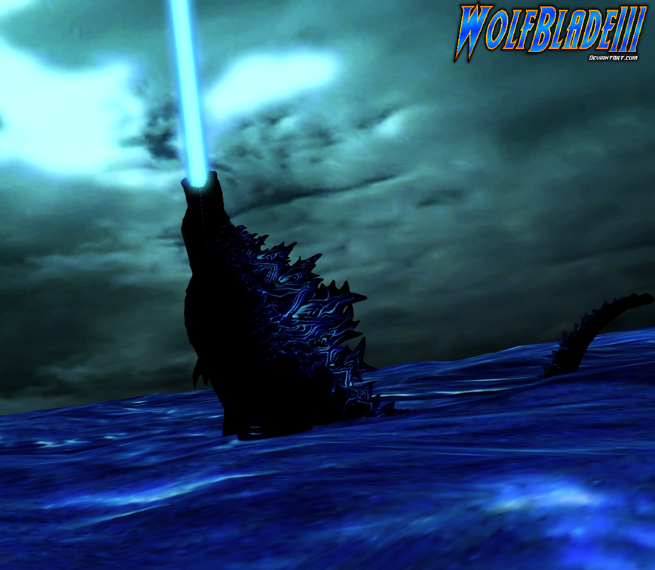 Alpha Godzilla The Alpha Titan and The King of Monsters by WOLFBLADE111 on DeviantArt