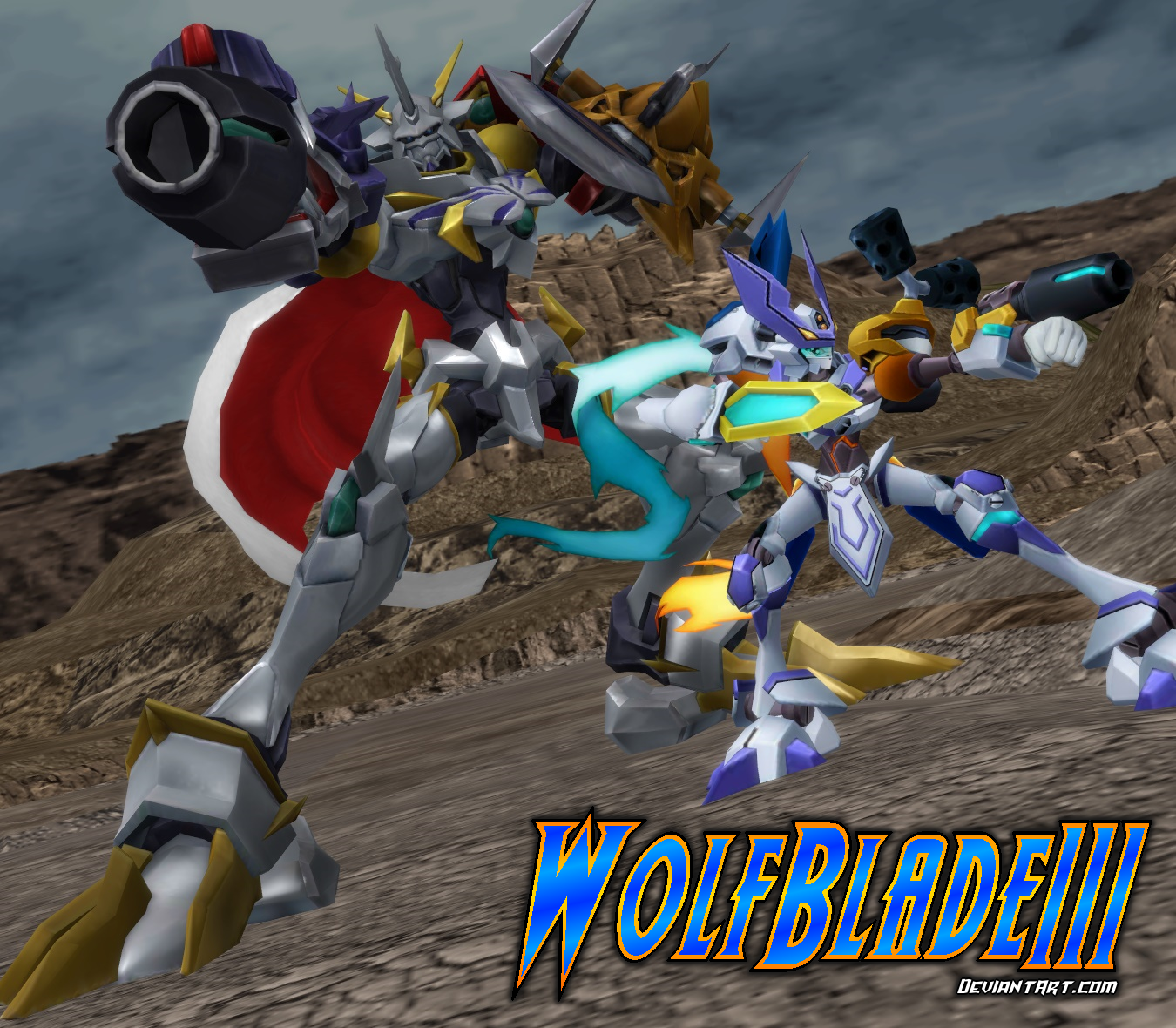 Model DL: Omegamon X by WOLFBLADE111 on DeviantArt