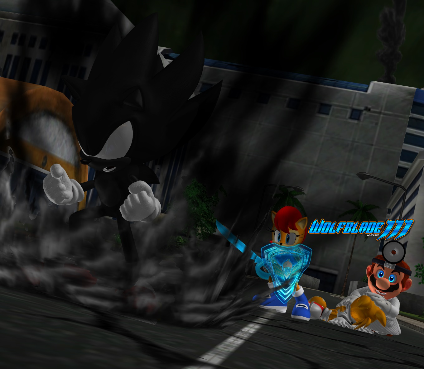 Sonic's Rage by WOLFBLADE111 on DeviantArt