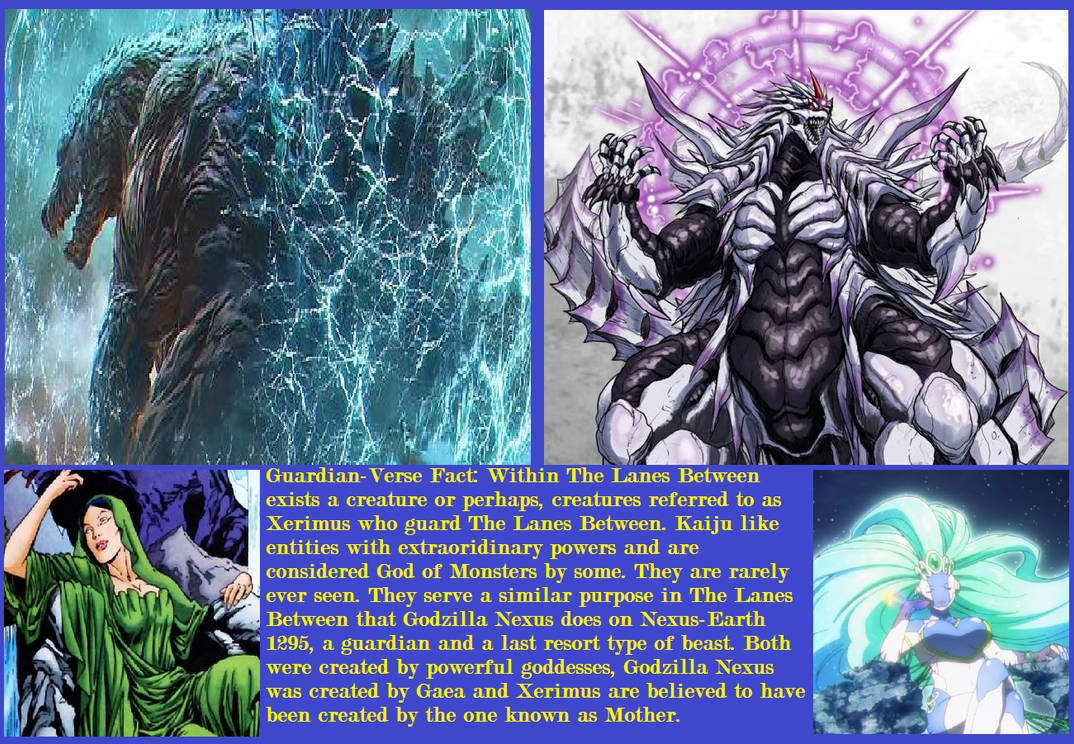 Guardian-Verse Fact: Gods of Monsters by WOLFBLADE111 on DeviantArt